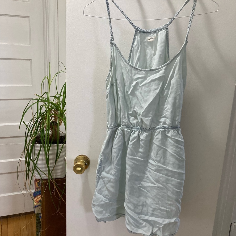 Garage L light blue dress